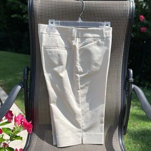 Chico’s Khaki Relaxed Bermuda Shorts